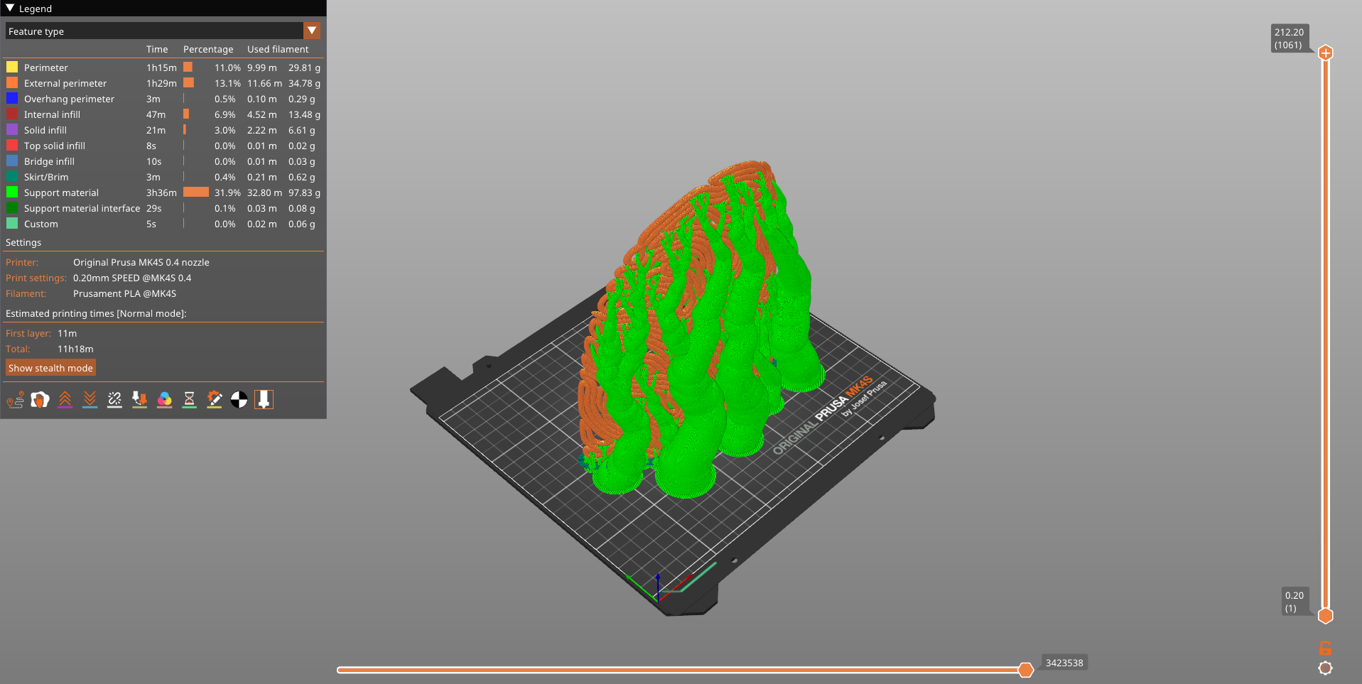 Slicing study 1